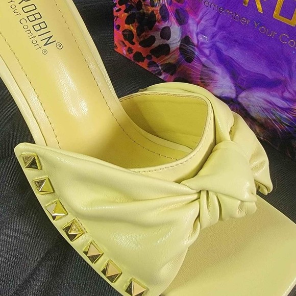 Cape Robbin Heels Size 8 Darian Style Lime - Picture 2 of 8